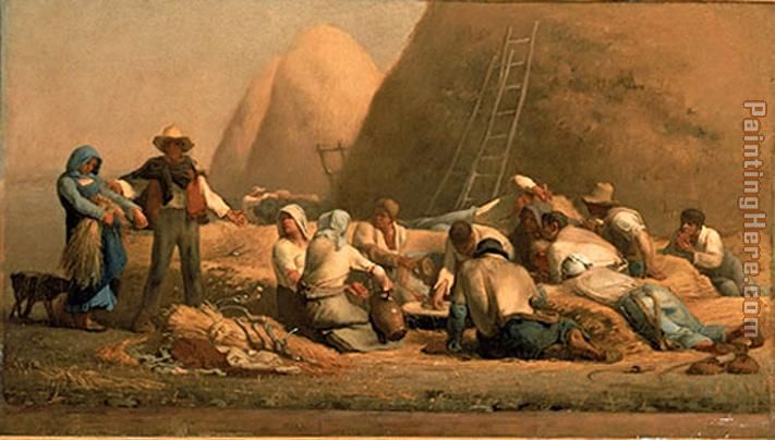 Jean Francois Millet Harvesters Resting